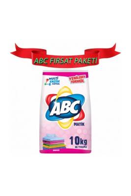 ABC - ABC Matik Toz Çamaşır Deterjanı Renkliler İçin 66 Yıkama 10 KG