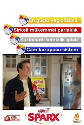 Asperox Sparx Bulaşık Makinesi Deterjanı 20 Tablet