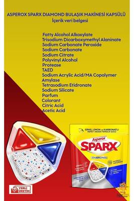 Asperox Sparx Bulaşık Makinesi Deterjanı 20 Tablet