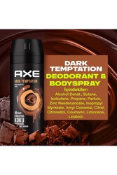 Axe Dark Temptation Dark Chocolate Scent Erkek Sprey Deodorant 150 ML - Thumbnail