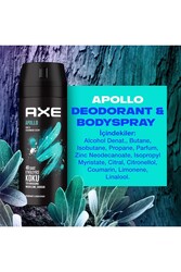 Axe Erkek Deodorant & Bodyspray Apollo 48 Saat Etkileyici Koku 150 ML - Thumbnail
