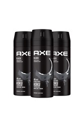 Axe Erkek Deodorant & Bodyspray Black 48 Saat Etkileyici Koku 150 Ml X3 - Thumbnail