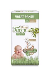 BABY TURCO - Baby Turco Doğadan Bebek Bezi 2 Numara Mini 42 Adet