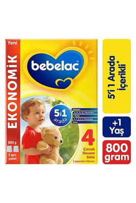 Bebelac 4 Çocuk Devam Sütü 800 Gr 