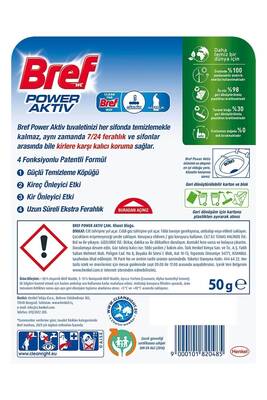 Bref Power Aktiv Wc Klozet Blok Pine 50 G