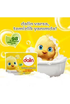 Dalin Hassas Ciltler için Bebek Sabunu 100 G