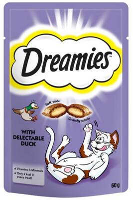 Dreamies Ördekli Kedi Ödül Bisküvisi 60 G