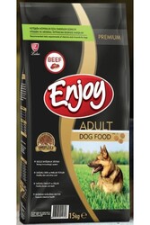 Enjoy - Enjoy Biftekli Yetişkin Köpek Maması 15 kg