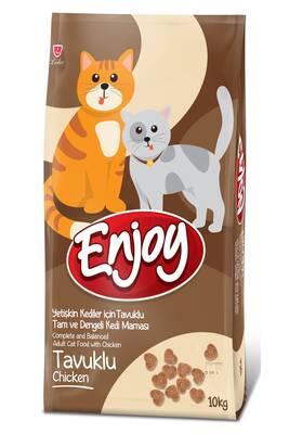 Enjoy - Enjoy Tavuklu Yetişkin Kedi Maması 10 KG