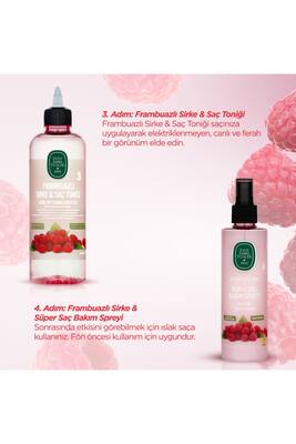 Frambuazlı Sirke ve Süper Saç Bakım Spreyi 210 ml 