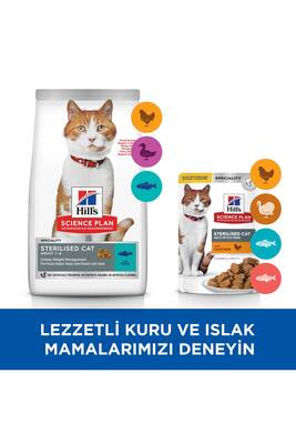 Hills Somonlu Kısırlaştırılmış Kedi Maması 1,5kg 