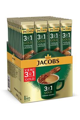 jacobs - Jacobs 3'ü 1 Arada Gold Yoğun Lezzet Kahve 40 x 18 G