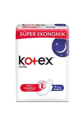 Kotex Ultra Quadro Süper Gece 16 lı 1 PAKET