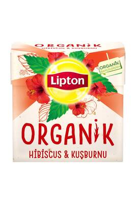 Lipton Organik Hibiscus & Kuşburnu Çayı 20 Adet
