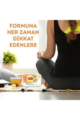 Lipton Slim Plus Kayısılı Süzen Poşet Çay 20'li