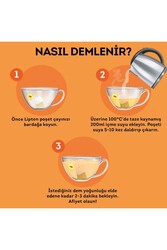 Lipton Slim Plus Kayısılı Süzen Poşet Çay 20'li - Thumbnail