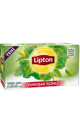 Lipton Yumuşak İçimli Yeşil Çay 20 li 1 paket 1 g