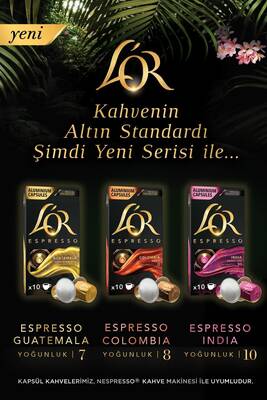 L'or Espresso Origin Guatemala 7 Kapsül Kahve 10'lu