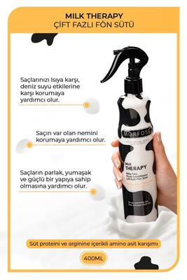 Morfose Mılk Therapy Çift Fazlı Fön Sütü 400 ml