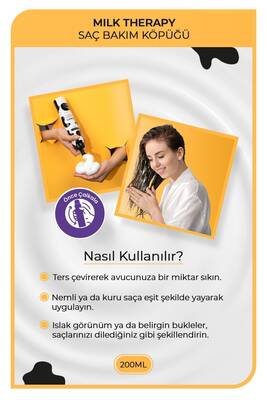 morfose Saç Köpüğü Milk Therapy 200 ml