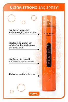 morfose Ultra Sert Saç Spreyı 400 Ml
