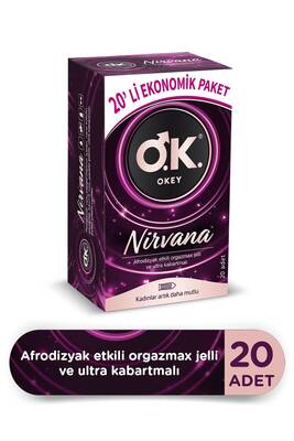 OKEY - Okey Nirvana Prezervatif 20'li