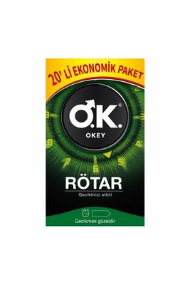 Okey Rötar Prezervatif 20'li