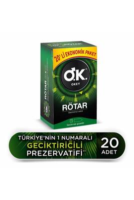 Okey Rötar Prezervatif 20'li