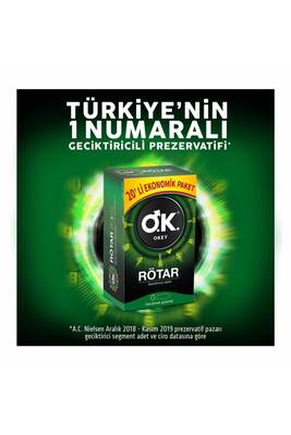 Okey Rötar Prezervatif 20'li