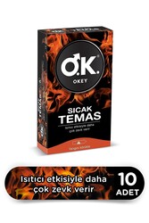 OKEY - Okey Sıcak Temas Prezervatif 10'lu