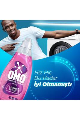 Omo Express Fresh Capcanlı Renkler Renkli ve Siyahlar Sıvı Çamaşır Deterjanı 1480 ML