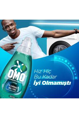 Omo Express Fresh Kötü Koku Karşıtı Beyaz ve Renkliler Sıvı Çamaşır Deterjanı 1480 ML