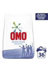 OMO - Omo Matik Active Fresh Beyazlar için Toz Çamaşır Deterjanı 5500 G