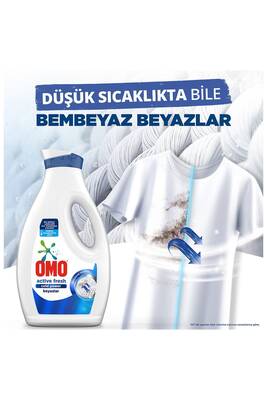 Omo Sıvı Active Fresh Cold Power Beyazlar İçin Çamaşır Deterjanı 1690 ml