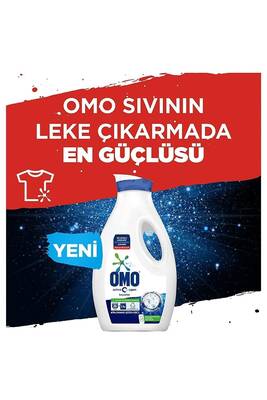 Omo Sıvı Çamaşır Deterjanı Active Oxygen Beyazlar için 26 Yıkama 1690 ML
