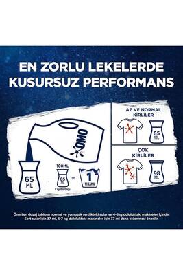 Omo Sıvı Çamaşır Deterjanı Active Oxygen Beyazlar için 26 Yıkama 1690 ML