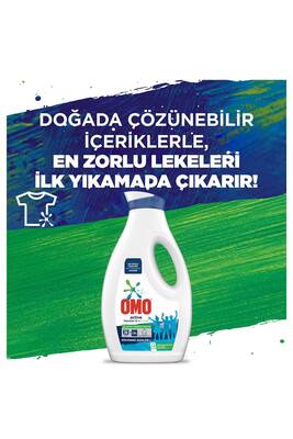 Omo Sıvı Deterjan Active Beyazlar Ve Renkliler 26 Yıkama 1690 ML