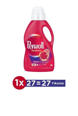 Perwoll Hassas Bakım Sıvı Çamaşır Deterjanı Renkli Yenileme 1500 ml