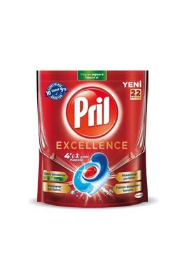 Pril - Pril Excellence Bulaşık Makinesi Deterjanı 22 Tablet