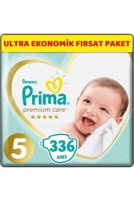 Prima Premium Care Bebek bezi Beden:5 (11-16Kg) Junior 336 Adet