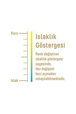Pure Baby Organik Pamuklu Cirtli Bez Tekli Paket 1 Numara Yenidogan 64 Adet