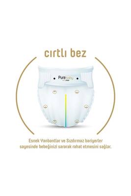 Pure Baby Pamuk Jumbo Maxı No: 4 78 Adet