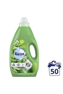 Rinso - Rinso Aloe Vera Renkliler Sıvı Çamaşır Deterjanı 50 Yıkama 3 L