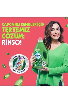 Rinso Aloe Vera Renkliler Sıvı Çamaşır Deterjanı 50 Yıkama 3 L