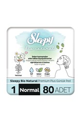 Sleepy - Sleepy Bio Natural Premium Plus Günlük Ped Normal 80 Adet