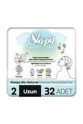Sleepy - Sleepy Bio Natural Premium Plus Günlük Ped Uzun Ped 32 Adet