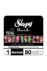 Sleepy - Sleepy Black Premium Plus Günlük Ped Normal 80 Adet