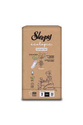Sleepy Ecologic Premium Plus Günlük Ped Uzun Ped 32 Adet
