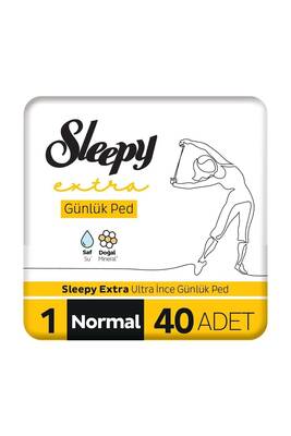 Sleepy - Sleepy Extra Ultra İnce Günlük Ped Normal Ped 40 Adet