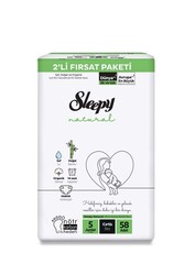 SLEEPY - Sleepy Natural 5 Numara Bebek Bezi Junior 58'li